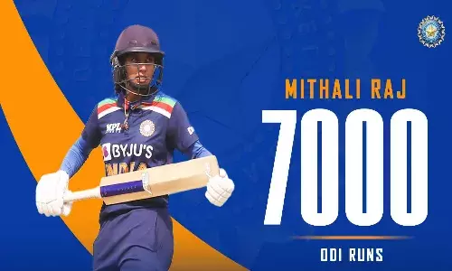 Mithali Raj First Woman Cricketer To Score 7,000 Runs In ODIs