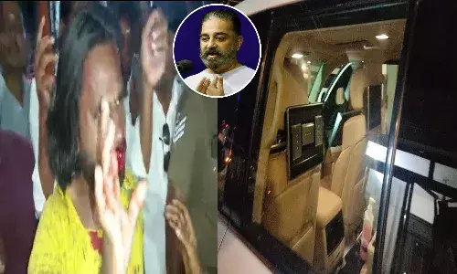 Attack on Kamal Hasaan’s car alleged