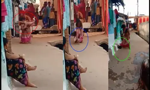 Mother Beating 3 year old baby Video viral