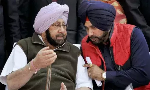 sulking Navjot Singh Sidhu
