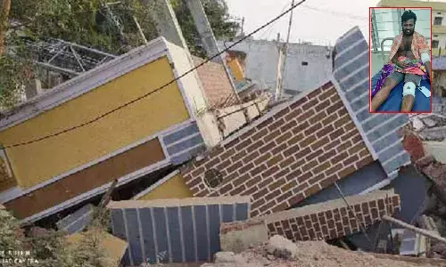 Three Store building collapsed in gajwel