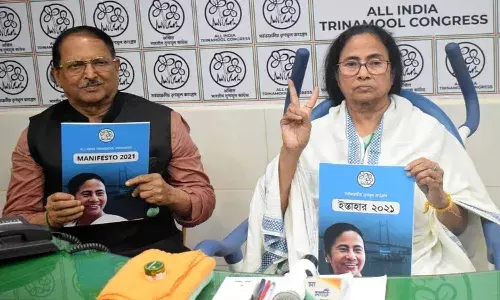 Mamata Banerjee releases TMC manifesto