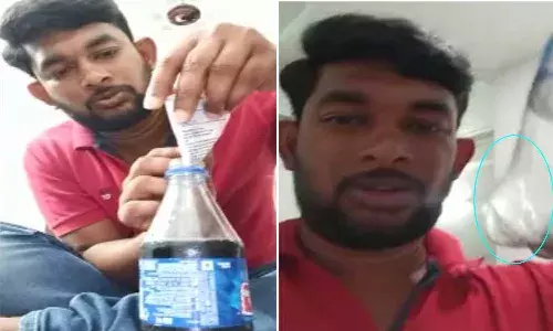 Man suicide attempt in guntur