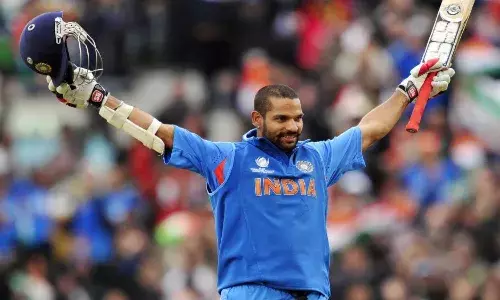Shikhar Dhawan miss the century