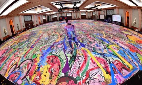 Worlds largest canvas painting