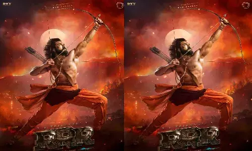 RRR Ram charan look revealed