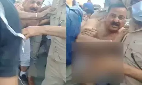 బీజేపీ ఎమ్మెల్యేపై రైతుల దాడి.. బట్టలు ఊడిపోయాయి..