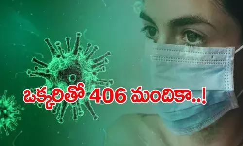 One covid 19 patient can infect 406 people in 30 days
