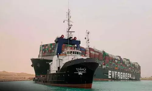 Suez Canal still blocked.