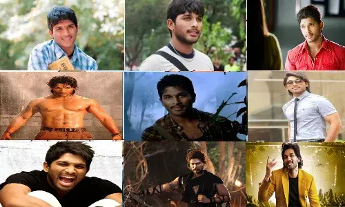 Allu arjun emotional tweet on his 18 years cine journey