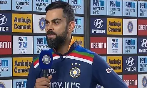 Virat Kohli comments on Man of the match