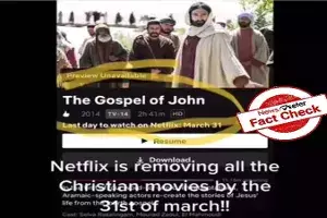 fact check news of Christian movies fact check news of Christian movies