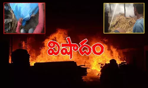 six children burnt alive