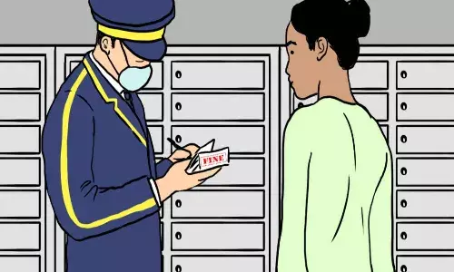 fine for not wearing mask