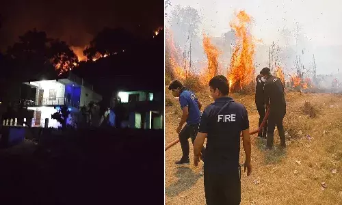 forest fire in Uttarakhand