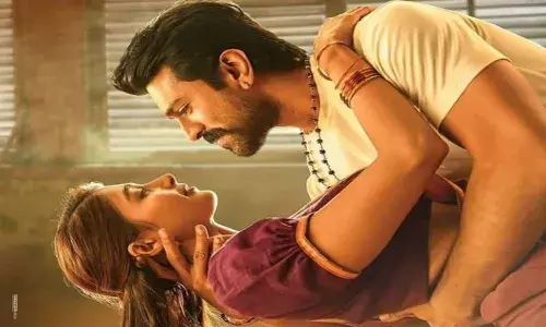 Romantic poster from Acharya