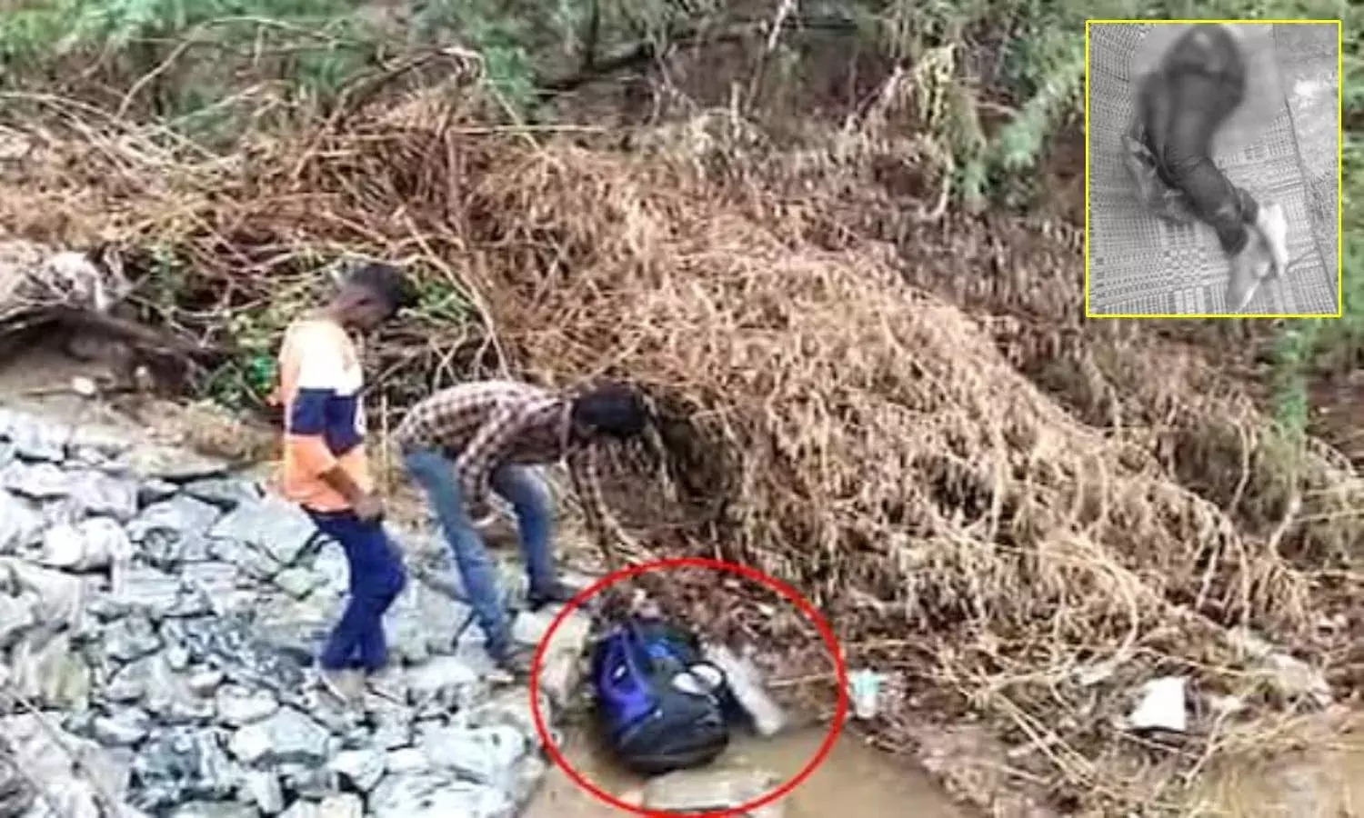 Dead body found in luggage bag