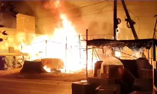 fire accident in Siddipet