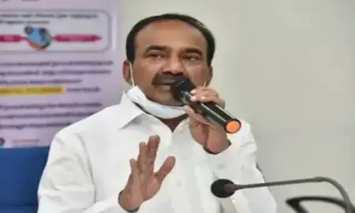 Minister Etala Rajender Press meet