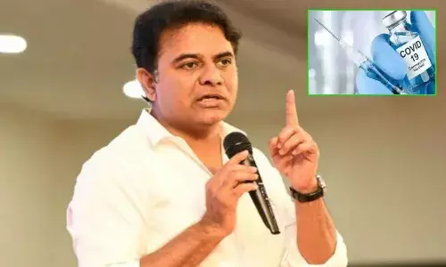 KTR angry on vaccine prices
