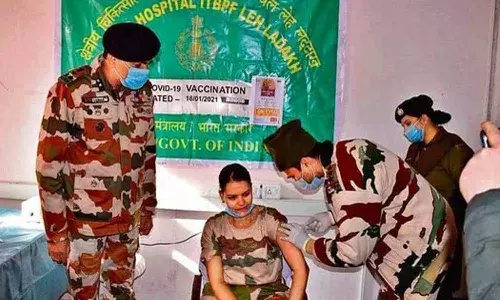 Indian army vaccination