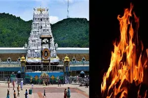 fire accident in tirumala fire accident in tirumala