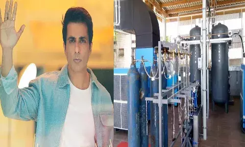 Sonu Sood import oxygen plant