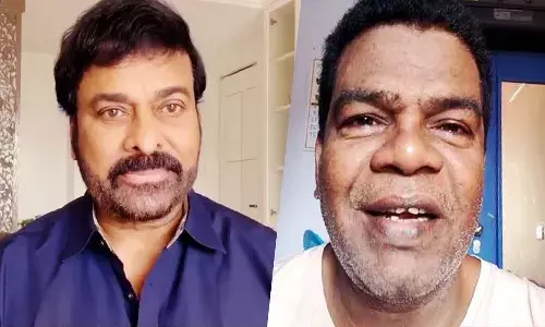 Ponnambalam GREAT WORDS For  Chiranjeevis Help