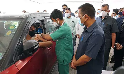 Drive Through Vaccination