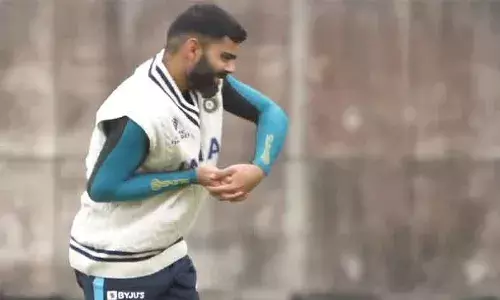 ప్రాక్టీస్ సెషన్లో గాయపడిన కోహ్లీ..?