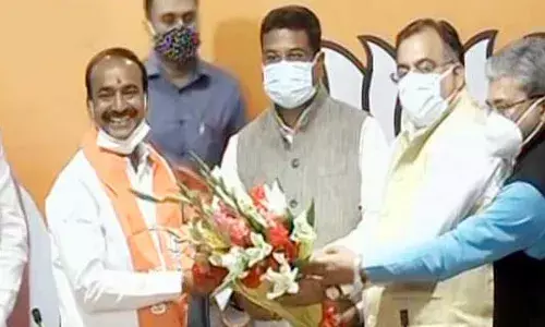 బీజేపీలో చేరిన ఈటల రాజేందర్‌