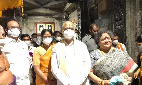 సింహాచలం పర్యటనలో స్పీకర్