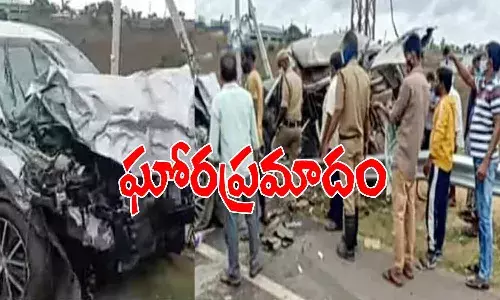 కొడంగల్‌లో ఘోర రోడ్డు ప్ర‌మాదం.. ఐదుగురు దుర్మరణం