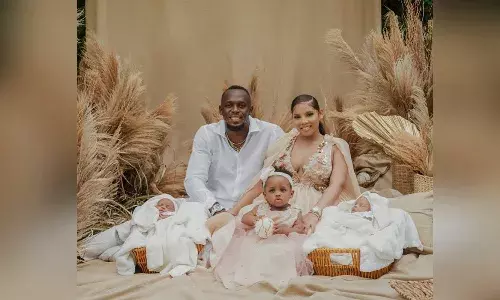 ఉసేన్బోల్ట్ దంపతులకు కవల పిల్లలు.. పేర్లు సోషల్ మీడియాలో వైరల్