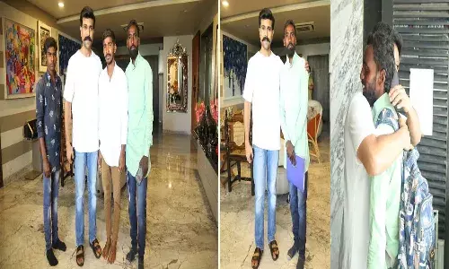 231 కిలోమీటర్లు నడిచి వచ్చి అభిమాన హీరోను కలిశారు.!