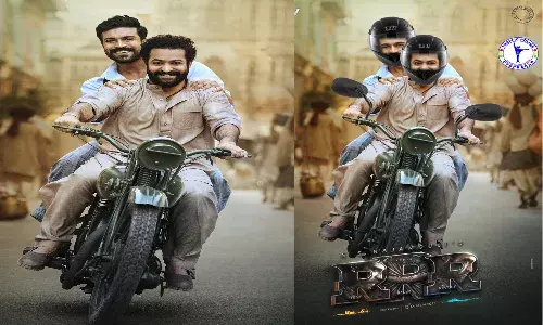 ఆర్ఆర్ఆర్ పోస్టర్పై ట్రాఫిక్ పోలీసుల సెటైర్.. రివర్స్ పంచ్ ఇచ్చిన చిత్రబృందం