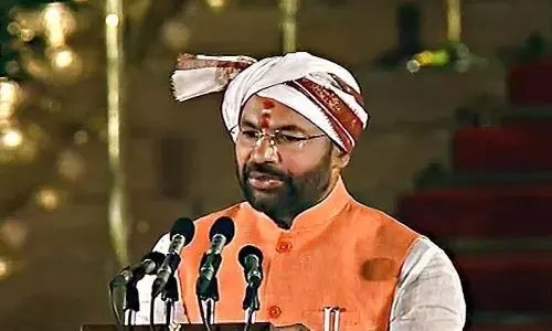 తెలంగాణ నుంచి మొట్టమొదటి కేబినెట్ మంత్రి.. ప్రమాణ స్వీకారం చేసిన కిషన్ రెడ్డి