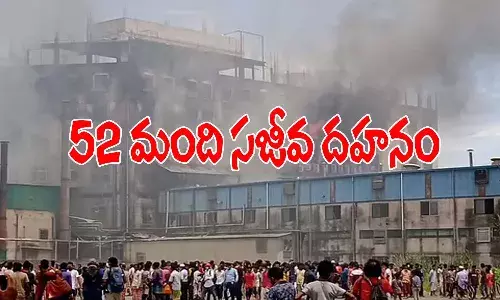 ఫ్యాక్టరీలో ఘోర అగ్ని ప్రమాదం.. 52 మంది సజీవ దహనం