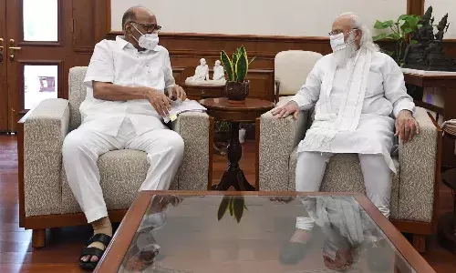 మోదీతో శరద్ పవార్ భేటీ