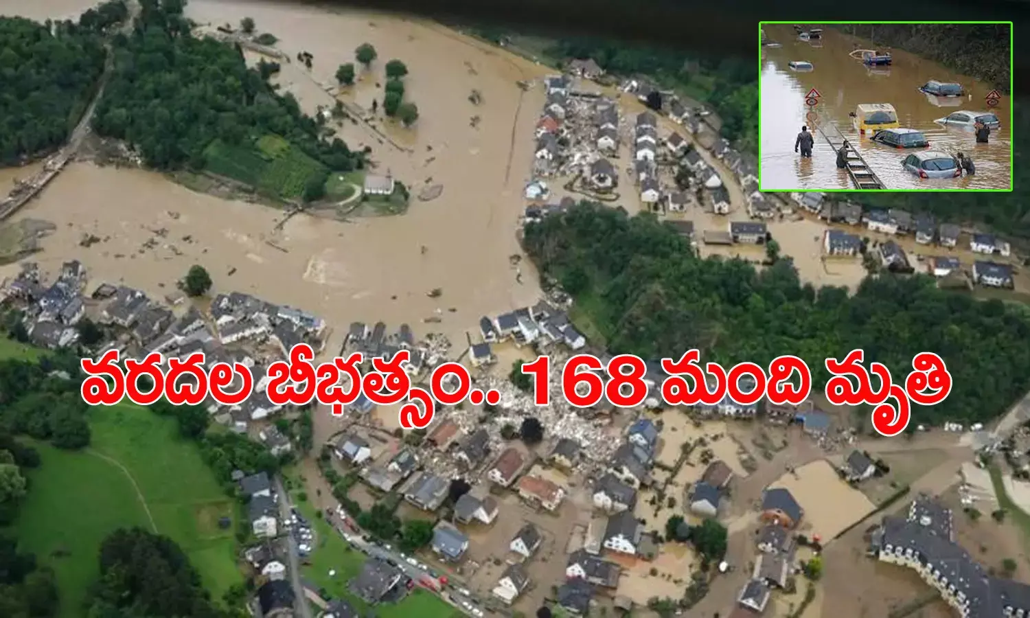 యూరోప్‌ను ముంచెత్తిన వ‌ర‌ద‌లు.. 168కి చేరిన మృతులు