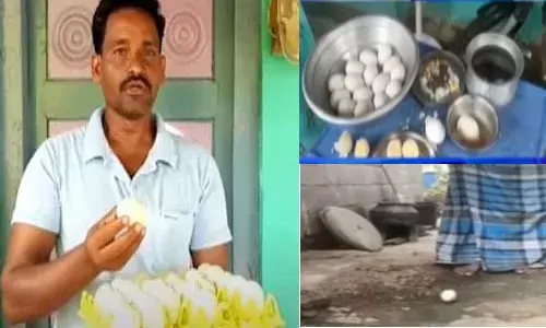 నెల్లూరు జిల్లాలో నకిలీ కోడిగుడ్ల కలకలం.. బంతిలా ఎగురుతున్నాయ్..!
