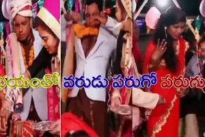 బొట్టుపెడుతుండగా.. సొమ్మసిల్లి పడిపోయిన వధువు.. భయంతో వరుడు పరుగు.. వీడియో వైరల్ బొట్టుపెడుతుండగా.. సొమ్మసిల్లి పడిపోయిన వధువు.. భయంతో వరుడు పరుగు.. వీడియో వైరల్