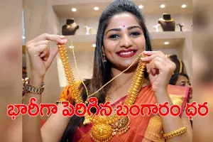 భారీగా పెరిగిన బంగారం ధర భారీగా పెరిగిన బంగారం ధర