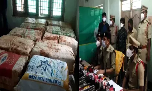 రూ. 2 కోట్ల విలువైన గంజాయి ప‌ట్టివేత‌