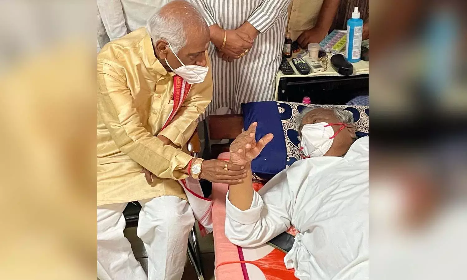 వీహెచ్ ను ప‌రామార్శించిన హర్యానా గవర్నర్ దత్తాత్రేయ