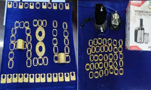 చెన్నై విమానాశ్రయంలో భారీగా బంగారం పట్టివేత