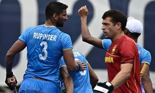 ఒలింపిక్స్ : అదరగొట్టిన భారత పురుషుల హాకీ జట్టు..