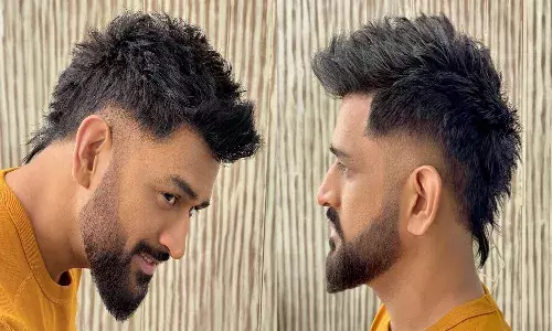 ధోనీ న‌యా హెయిర్ స్టైల్‌.. నెక్ట్స్ లెవ‌ల్ అంతే..!