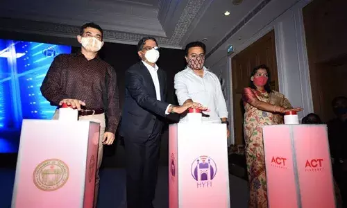 హైదరాబాద్‌లో ఉచిత వైఫై సౌకర్యం.. ప్రారంభించిన మంత్రి కేటీఆర్