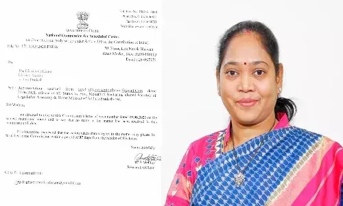 ఏపీ హోంమంత్రి రిజర్వేషన్ అంశంపై గుంటూరు జిల్లా కలెక్టర్‌కు జాతీయ ఎస్సీ కమిషన్ నోటీసులు